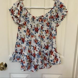 Lily star off-the-shoulder top